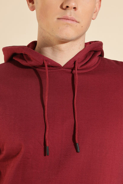 Moovio Men's Premium winter collection Maroon Hoodie