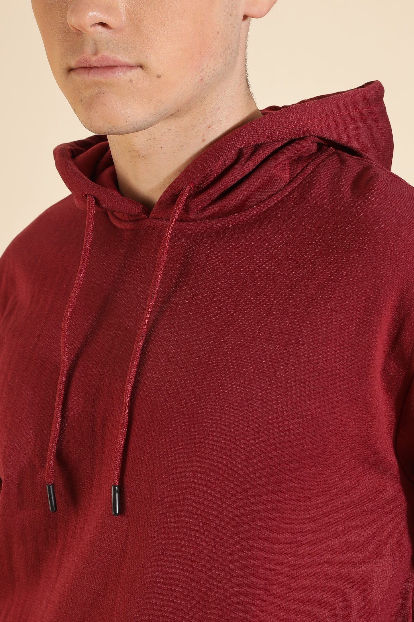 Moovio Men's Premium winter collection Maroon Hoodie