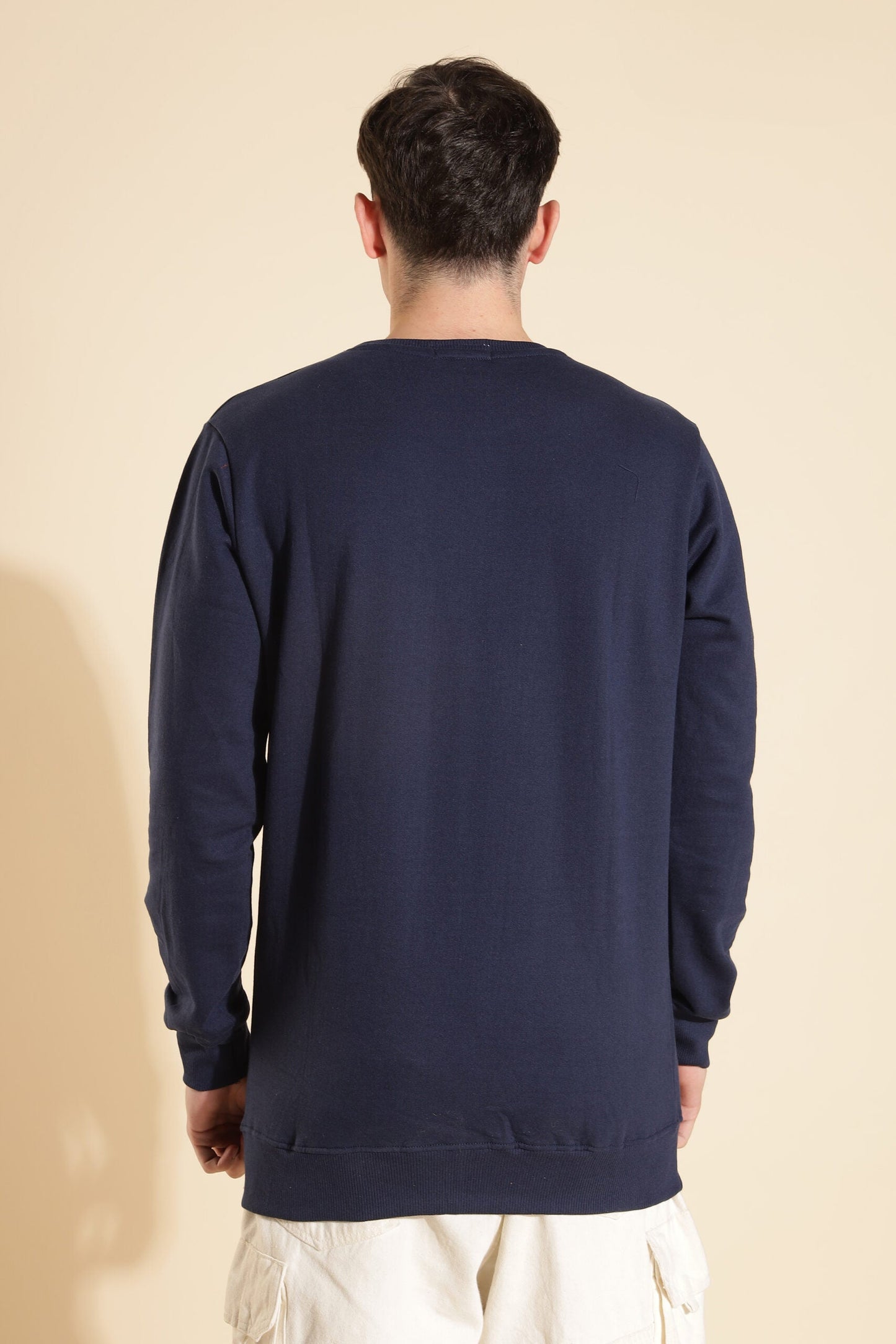 Moovio Men's Premium winter collection Dark Blue Sweatshirt