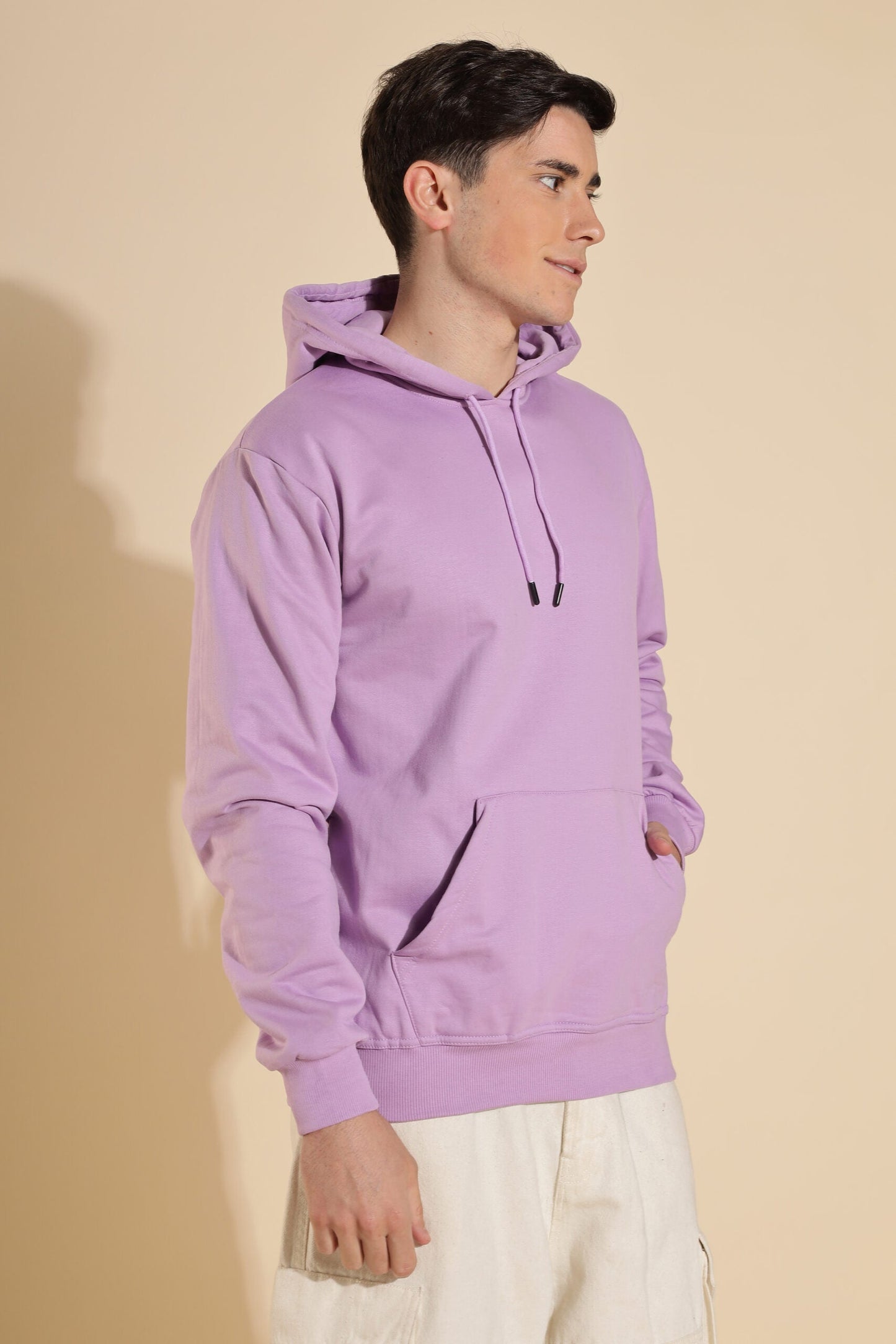 Moovio Men's Premium winter collection Purple Hoodie