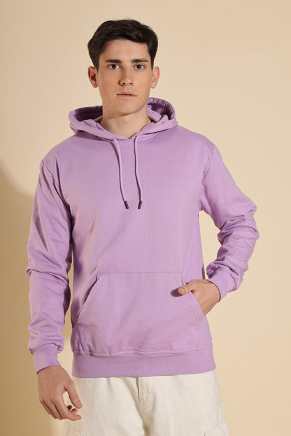 Moovio Men's Premium winter collection Purple Hoodie