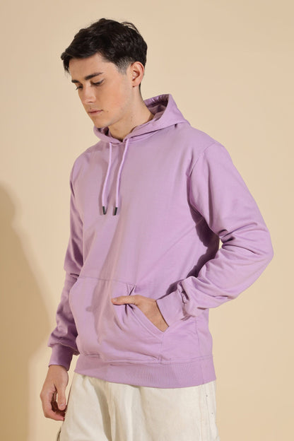 Moovio Men's Premium winter collection Purple Hoodie