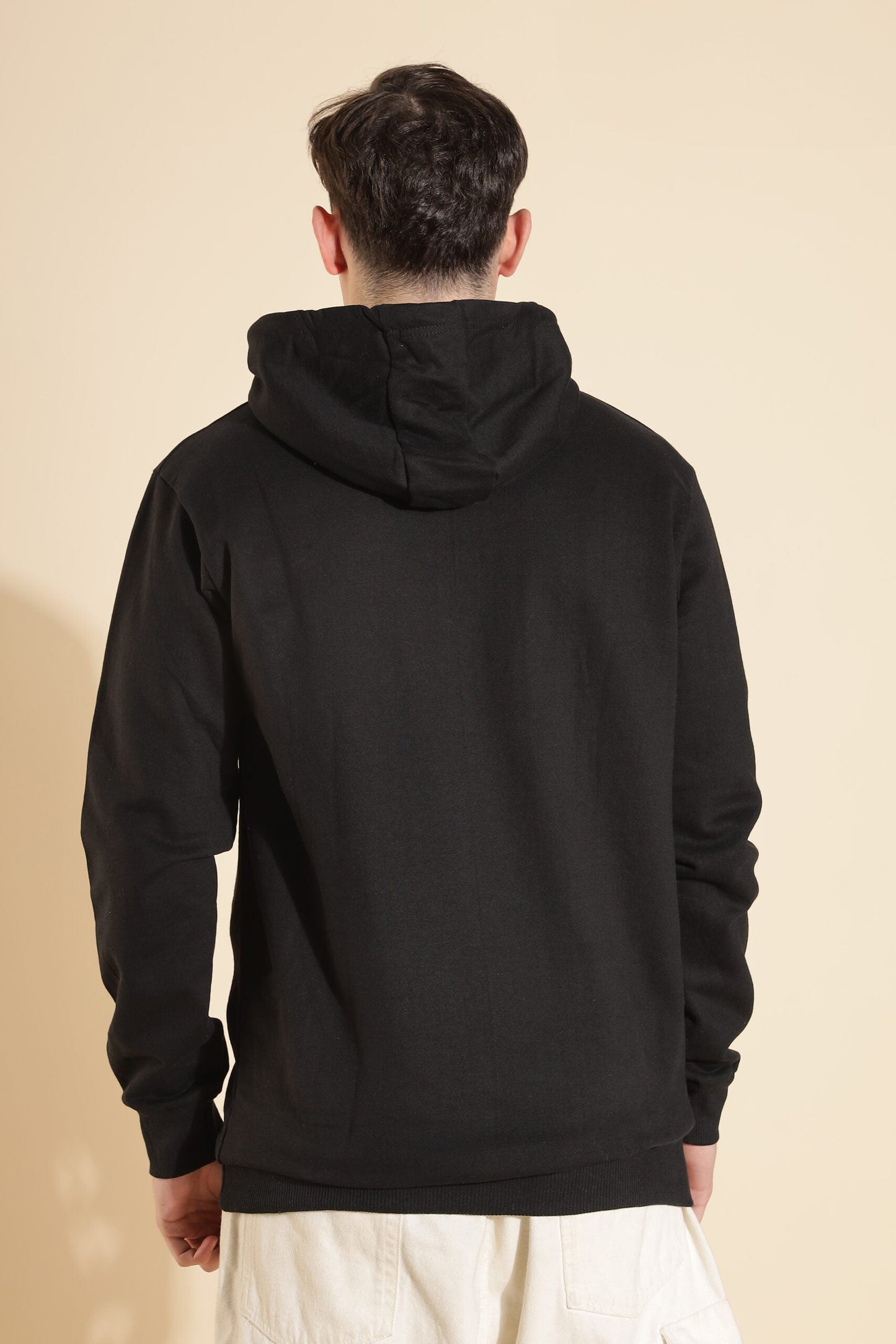 Moovio Men's Premium winter collection Black Hoodie