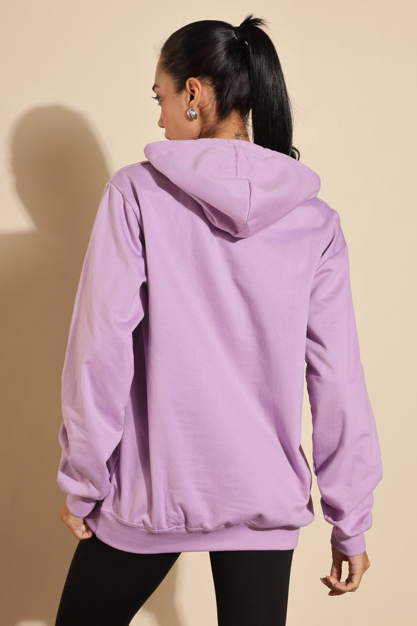 Moovio Women's Premium winter collection Purple Hoodie