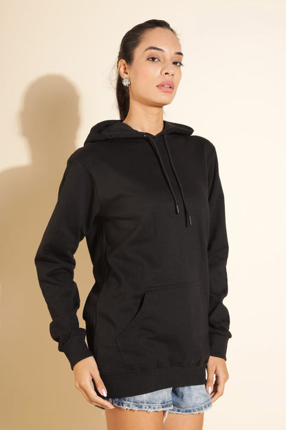 Moovio Women's Premium winter collection Black Hoodie