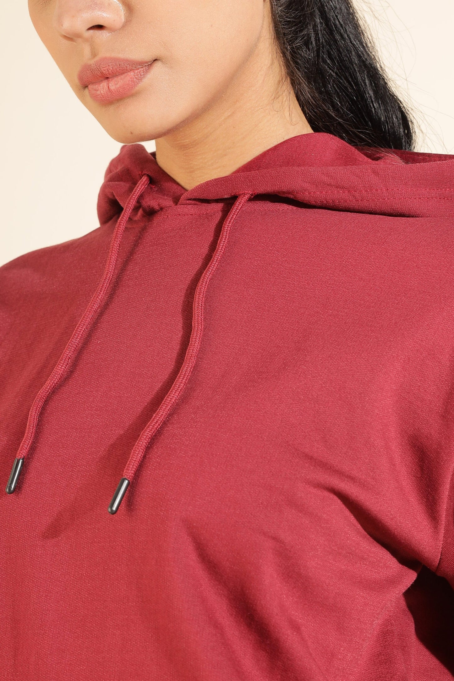 Moovio Women's Premium winter collection Maroon Hoodie