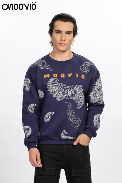 Cotton fleece premium men's winter collection oversize sweatshirt