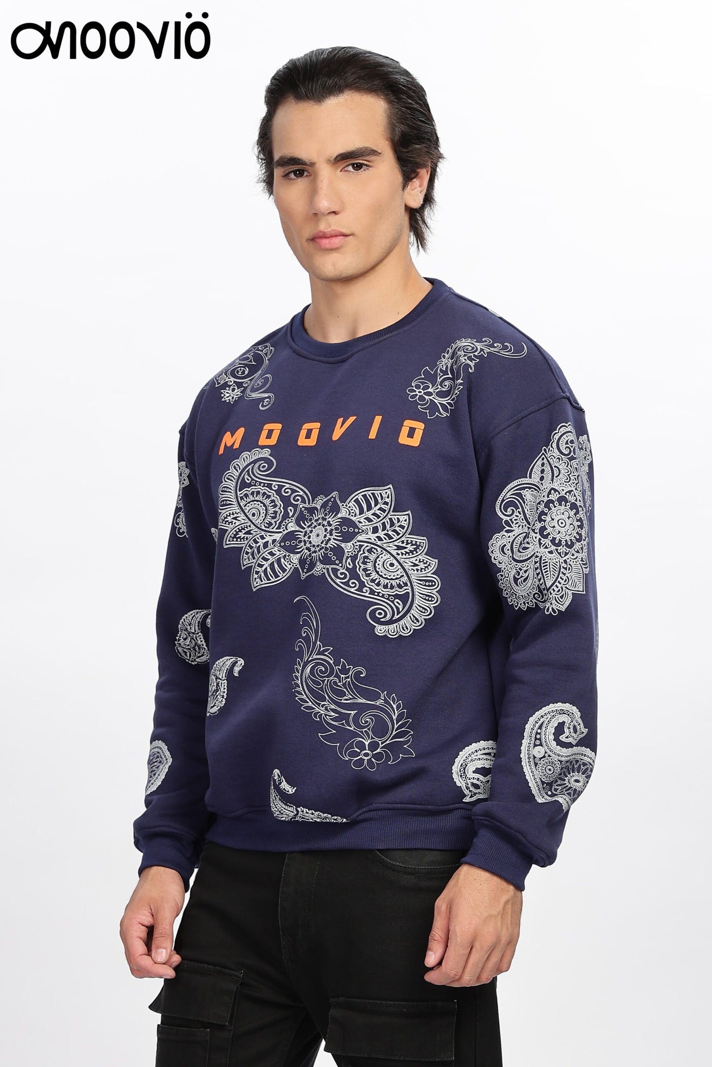 Cotton fleece premium men's winter collection oversize sweatshirt