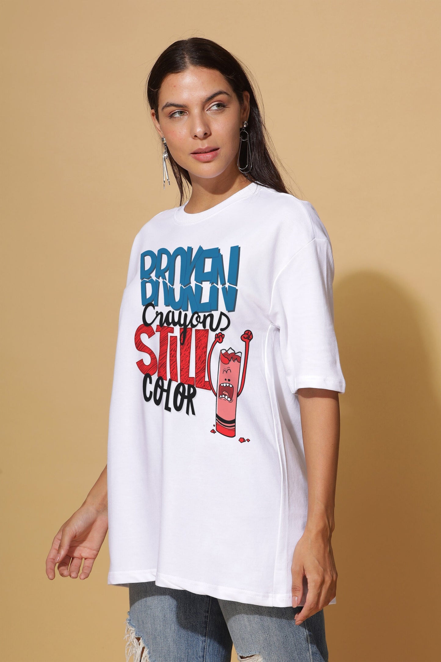 White Premium Oversize Tee