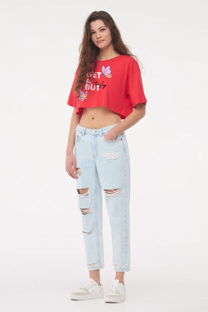 Women's Premium 180 GSM Crop-Top