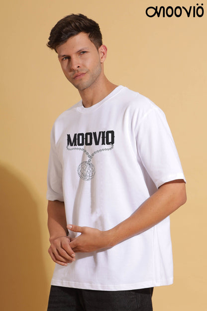 Men's 220 GSM White Premium Oversize Tee