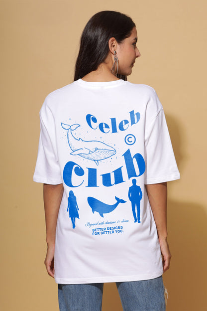 CLUB Printed Premium Oversize Tee