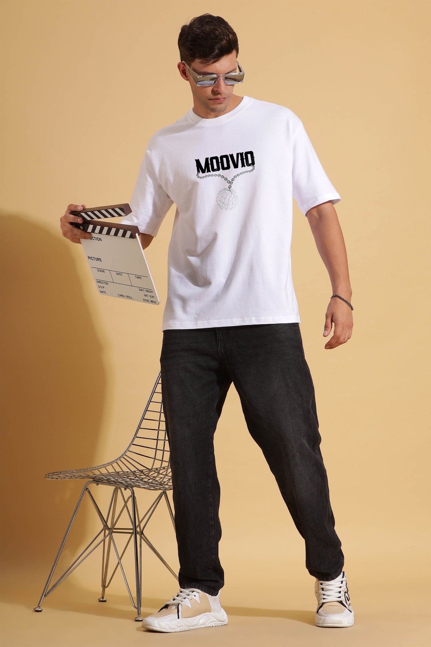 Men's 220 GSM White Premium Oversize Tee